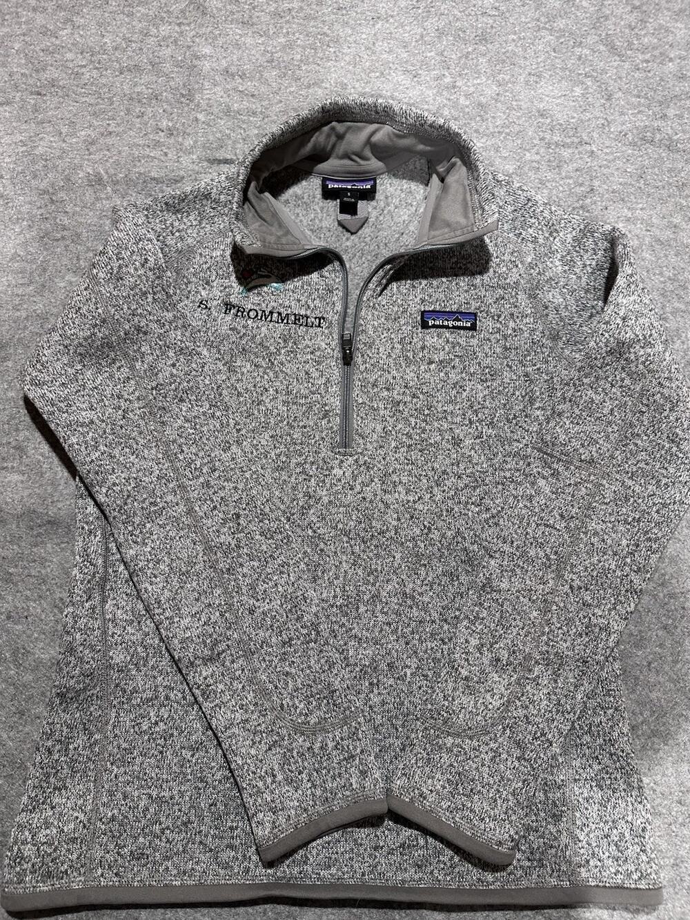 Patagonia Women's Better Sweater 1/4 Zip fleece w/custom embroidery on the chest